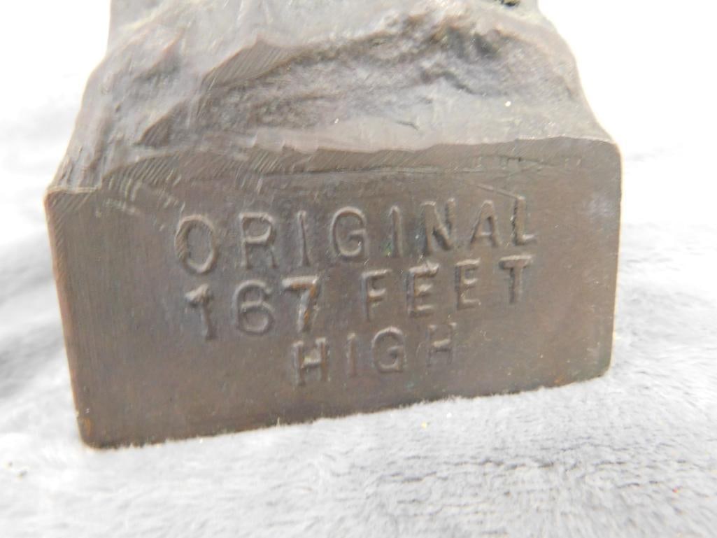 Replica Bronze Statue - "Birminghams Great Vulcan" - 10.25" x 4" x 2.75" - 8