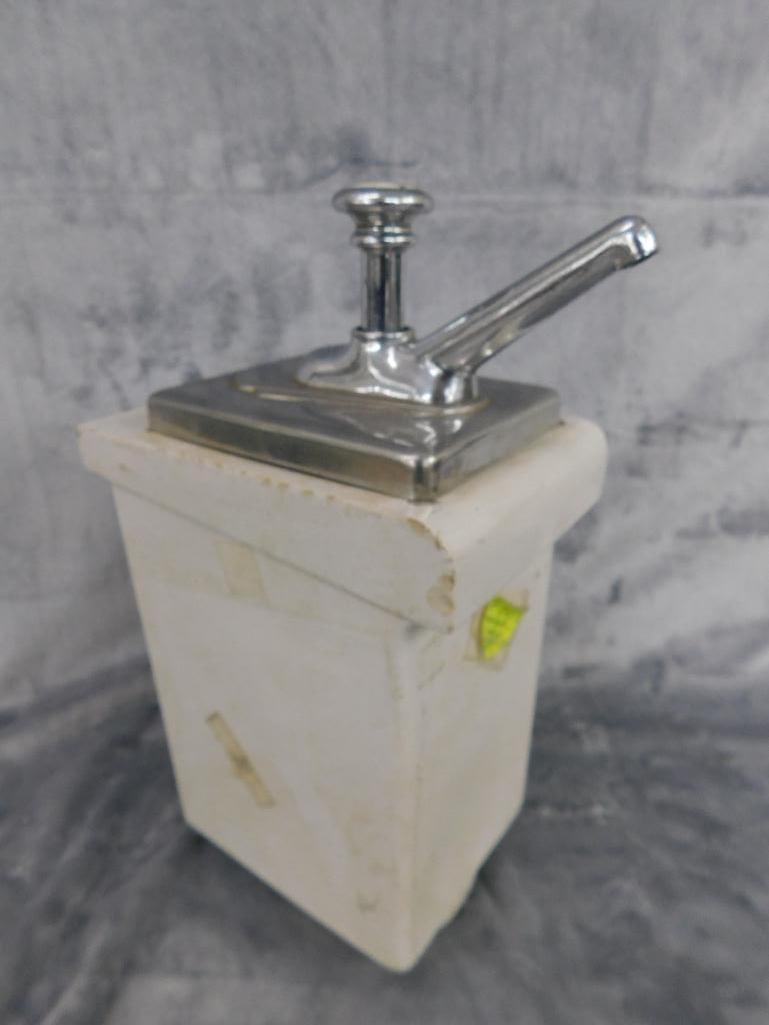 Vintage Soda Fountain Syrup Dispenser - "Coca-Cola" - 13" x 5" x 7" - 10