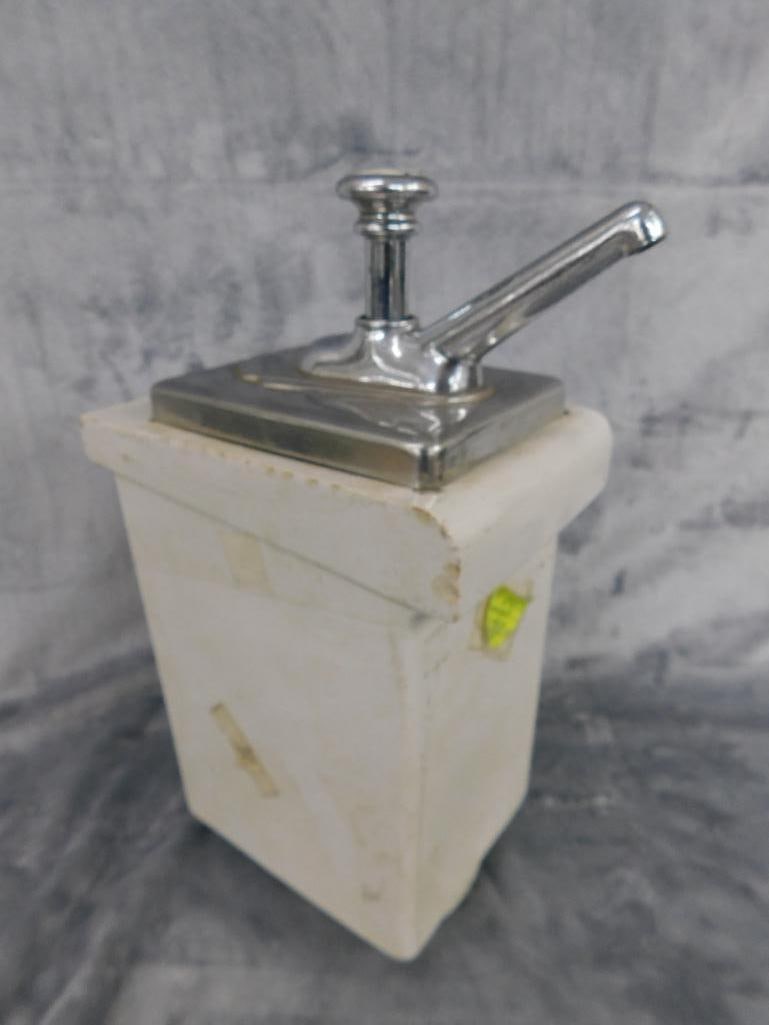 Vintage Soda Fountain Syrup Dispenser - "Coca-Cola" - 13" x 5" x 7" - 11