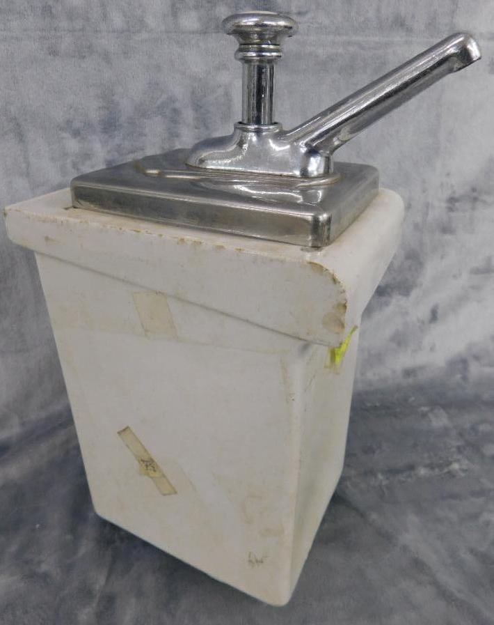 Vintage Soda Fountain Syrup Dispenser - "Coca-Cola" - 13" x 5" x 7": See Photos For Condition and Details