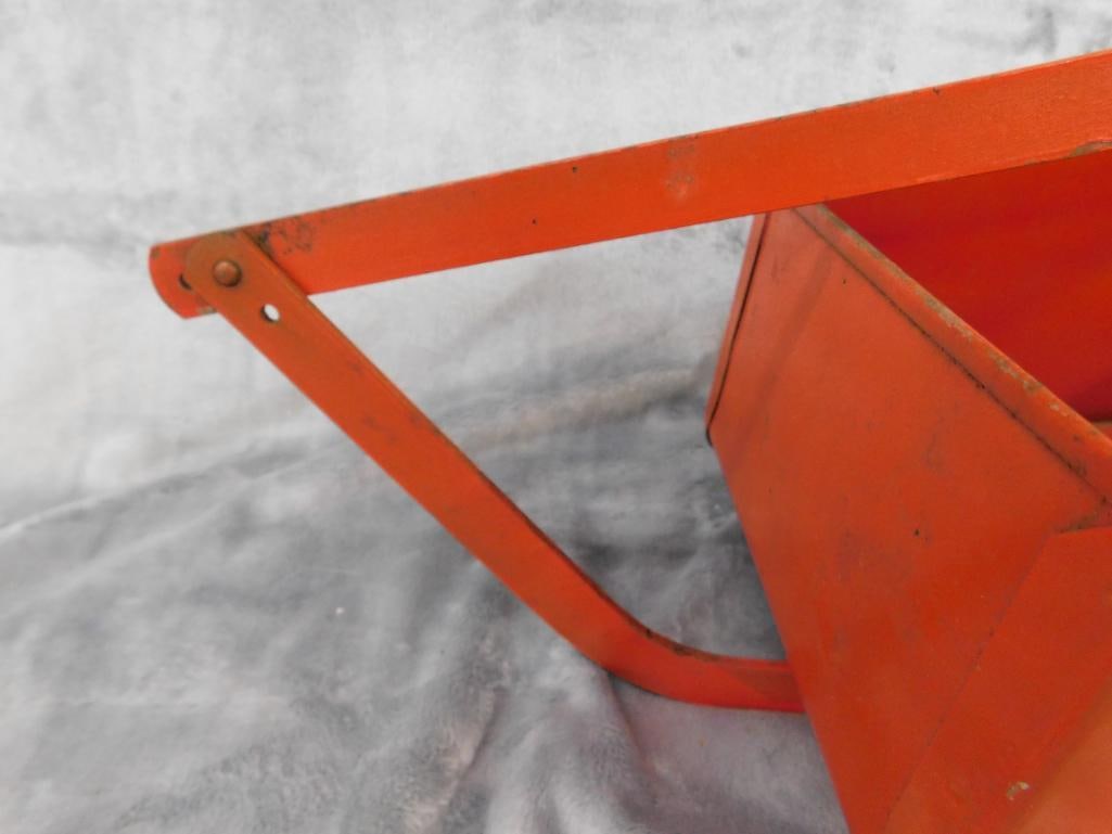 Vintage Metal "Dumpy" Pull Along Dump Trailer - 9" x 18" x 9" - 4