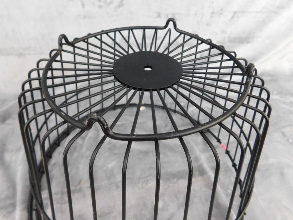 Vintage Egg Basket - Metal - 9.5" x 15" - 4