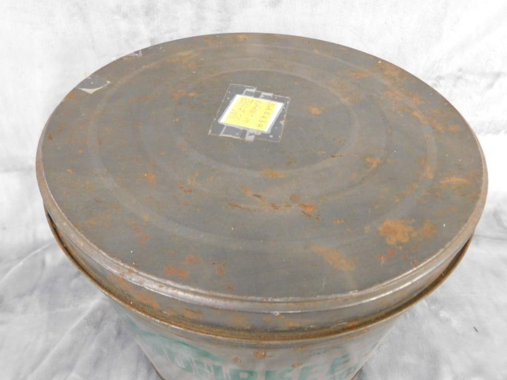 Vintage Durkees "Sweetened Coconut" Tin - 10" x 10.5" - 2