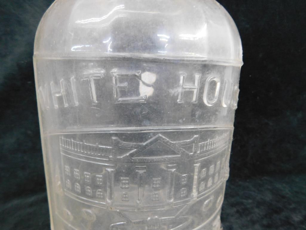Vintage Embossed White House Vinegar Jug - 1 Gallon - Has Ding - 3