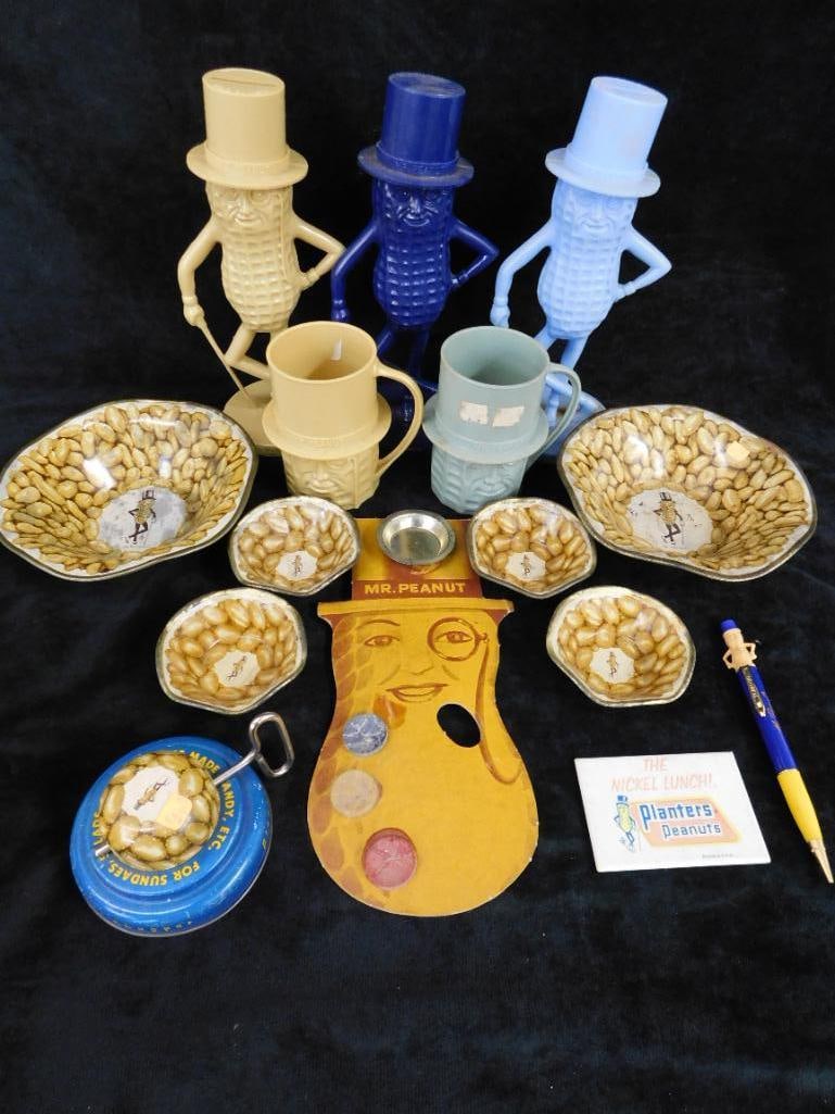 Lot of Planters "Mr. Peanut" Advertising Items - 12