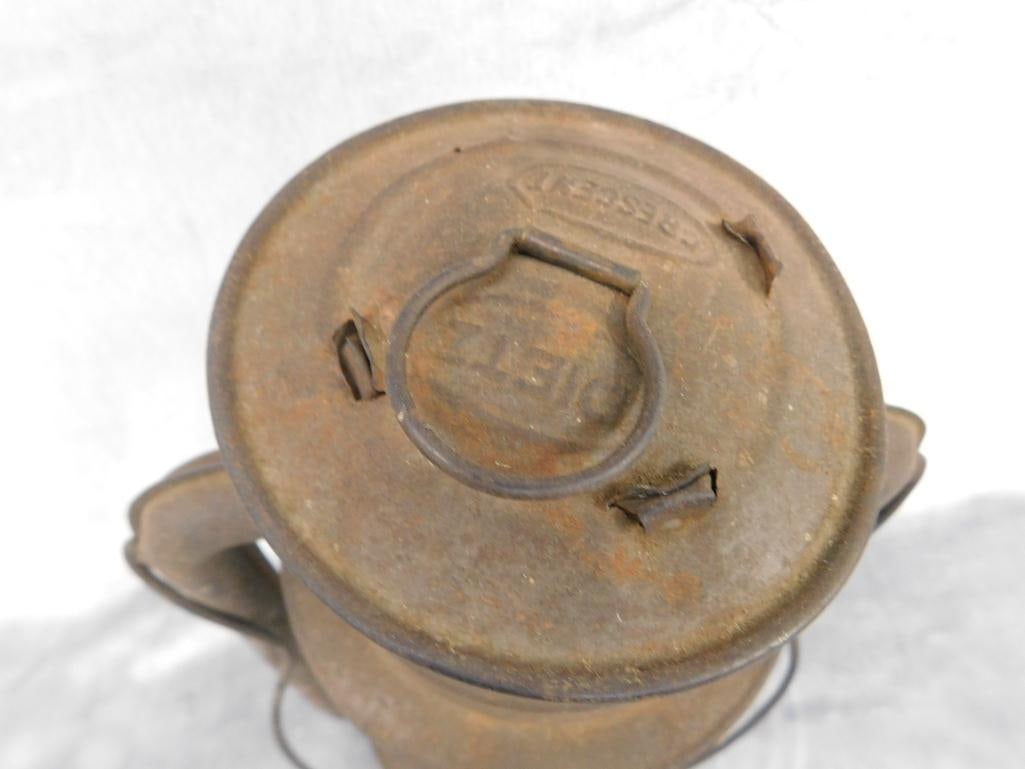 Dietz No. 2 Crescent Railroad Lantern - 15" x 8" x 6.5" - 2