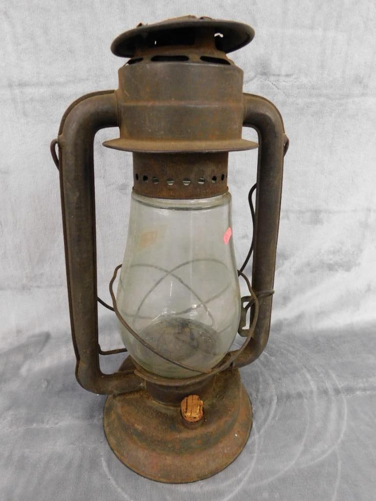 Dietz No. 2 Crescent Railroad Lantern - 15" x 8" x 6.5" - 6