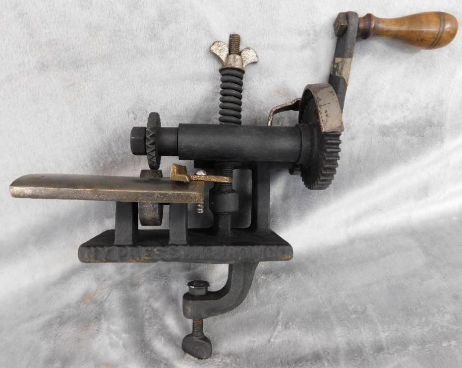 New York Pressing Iron Co. - Tool - Cast Iron - 9.5" x 11" x 4.5": See Photos For Condition and Details
