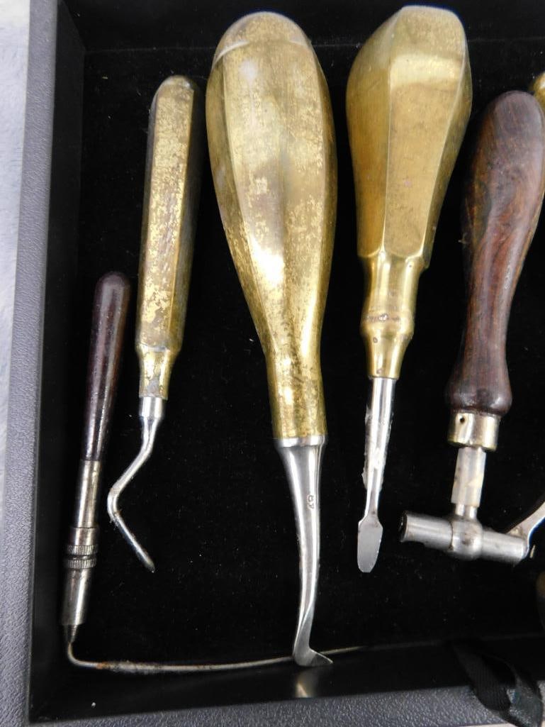Early Metal Handled Dental Tools - 2
