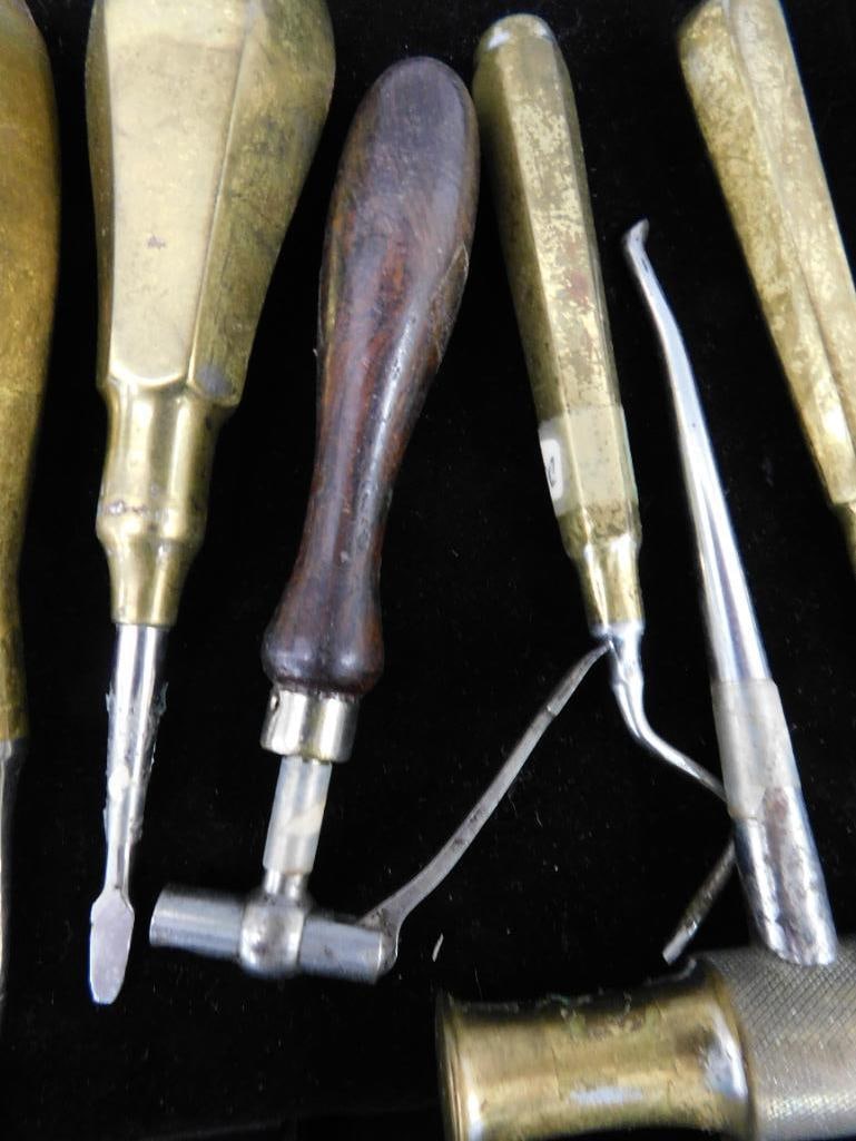 Early Metal Handled Dental Tools - 3