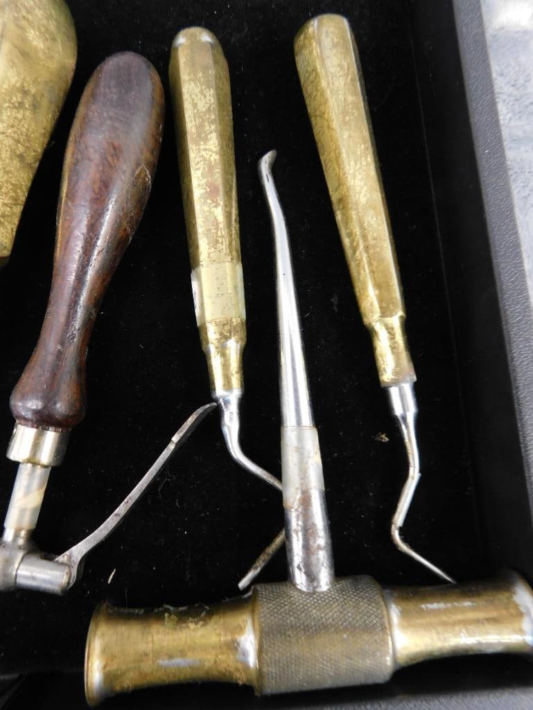 Early Metal Handled Dental Tools - 4