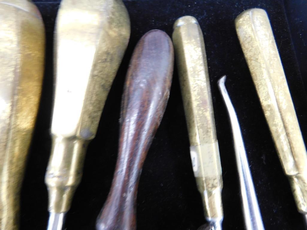 Early Metal Handled Dental Tools - 6