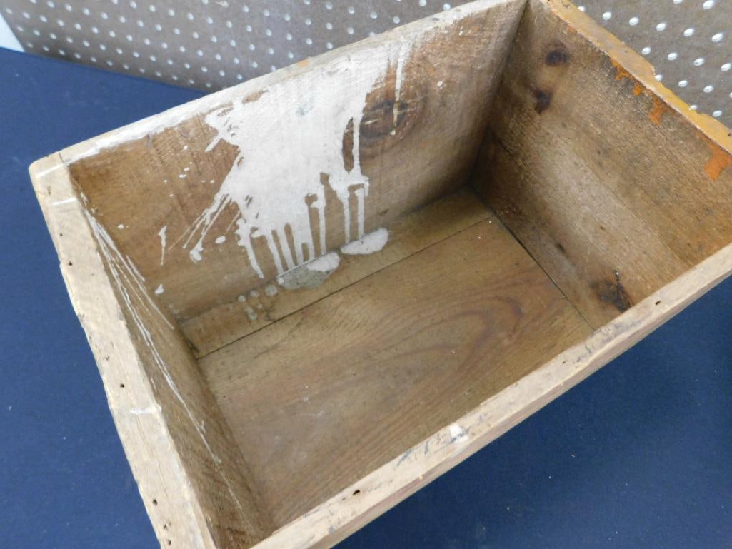 Vintage Remington Wood Ammo Box - 9" x 14" x 9.5" - 4