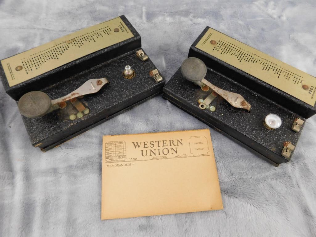 Vintage Strauss Mechanical Toy Co. - Standard Radio-Telegraph Signal Kit - 4
