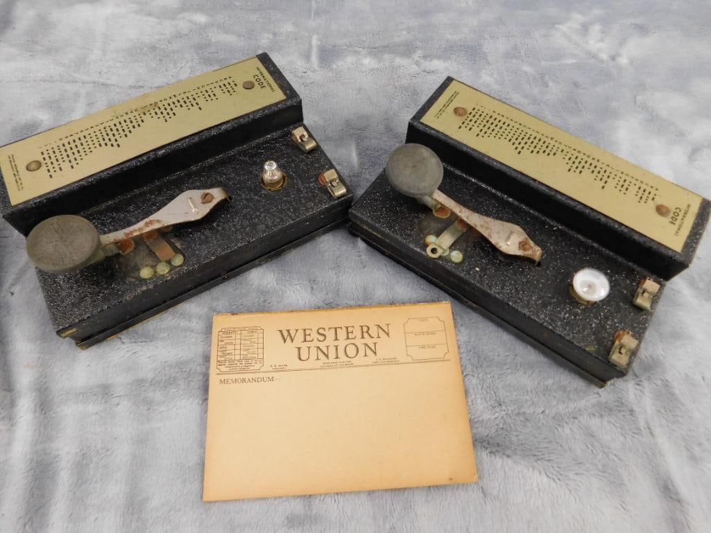 Vintage Strauss Mechanical Toy Co. - Standard Radio-Telegraph Signal Kit - 7