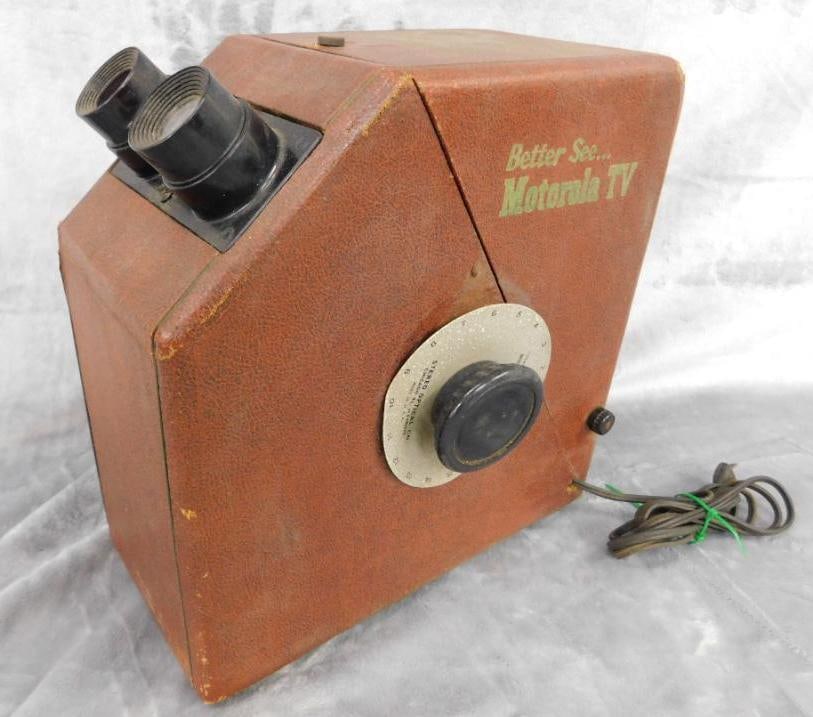 Vintage Motorola Roto-Reel 3D Viewer - Works - No Slides - 11.5" x 5.5" x 11": See Photos For Condition and Details