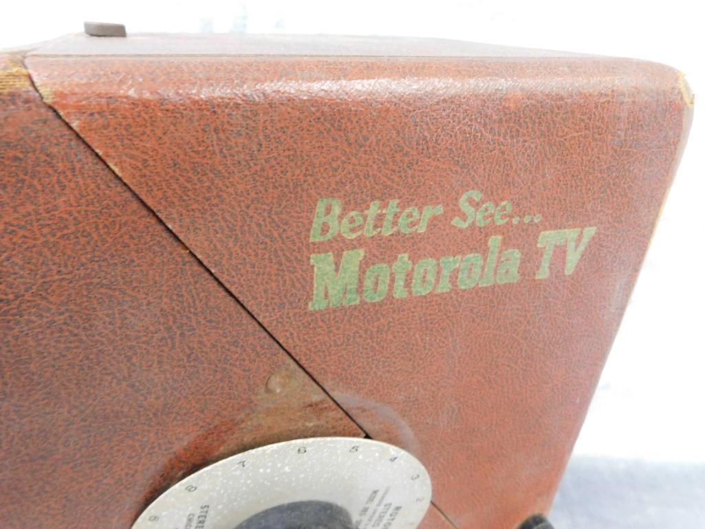 Vintage Motorola Roto-Reel 3D Viewer - Works - No Slides - 11.5" x 5.5" x 11" - 4