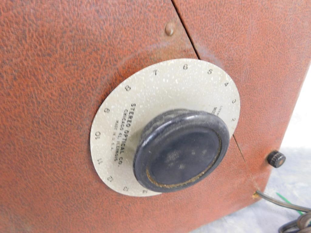 Vintage Motorola Roto-Reel 3D Viewer - Works - No Slides - 11.5" x 5.5" x 11" - 5