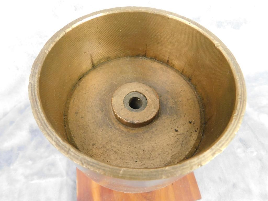 Antique Piston From Old Engine - Turned Into Compote - 7.75" x 6" x 6" - 2