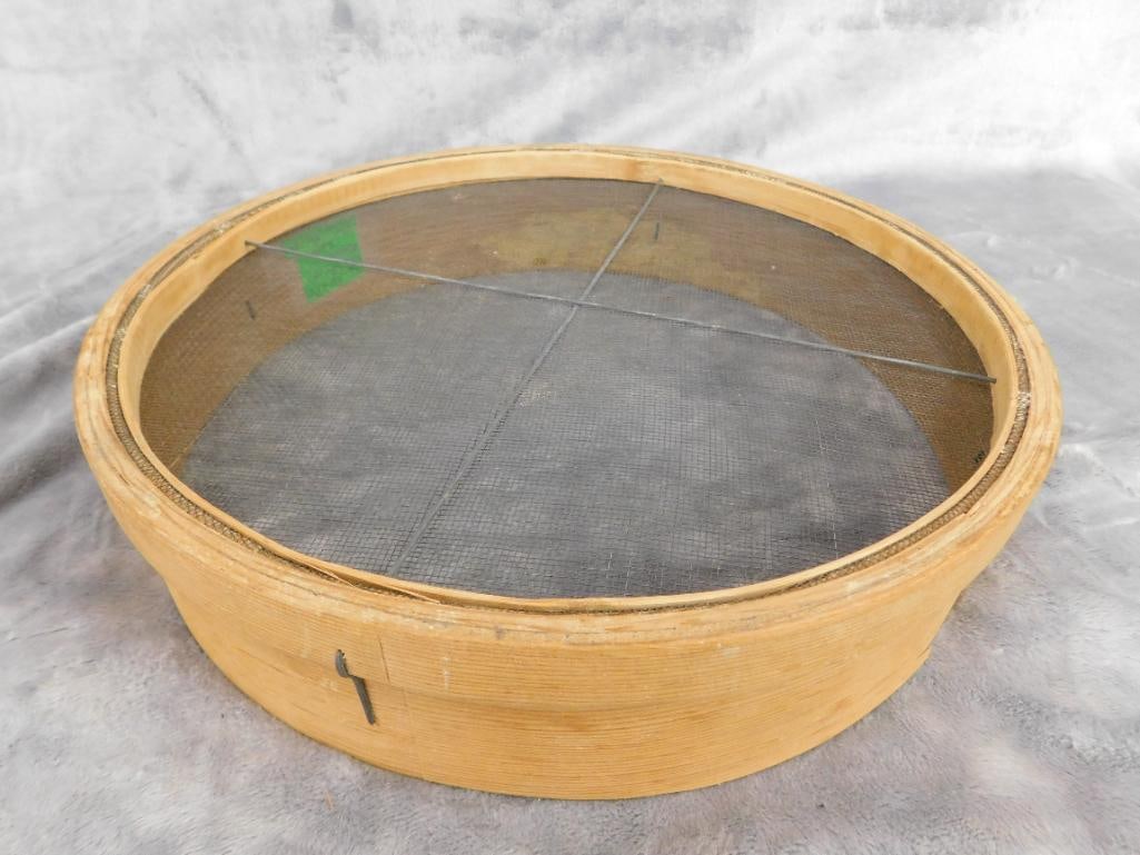 Early Miners Wood Sifter - 3" x 12" - 4
