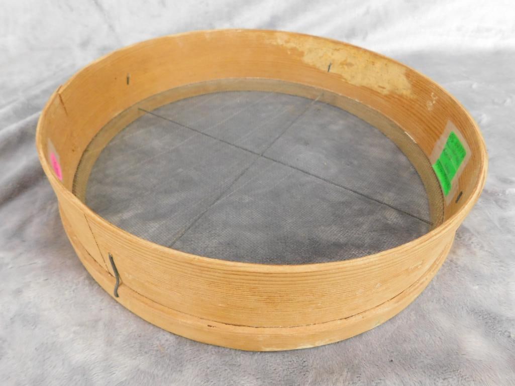 Early Miners Wood Sifter - 3" x 12" - 5