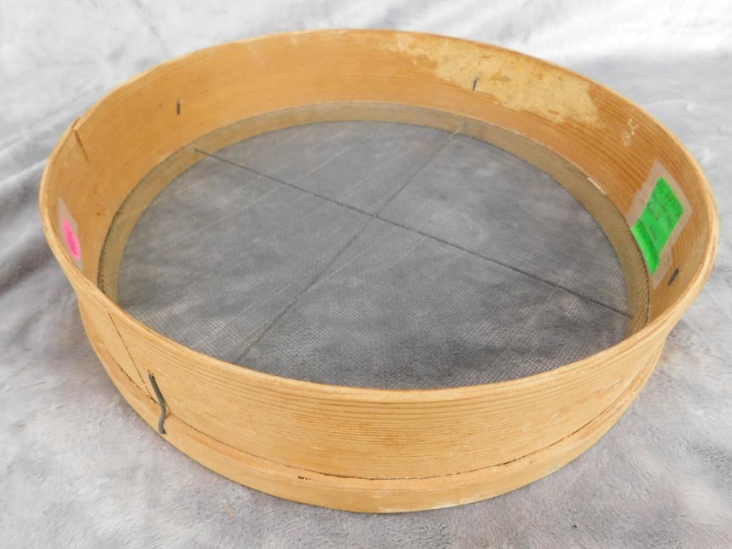 Early Miners Wood Sifter - 3" x 12" - 6