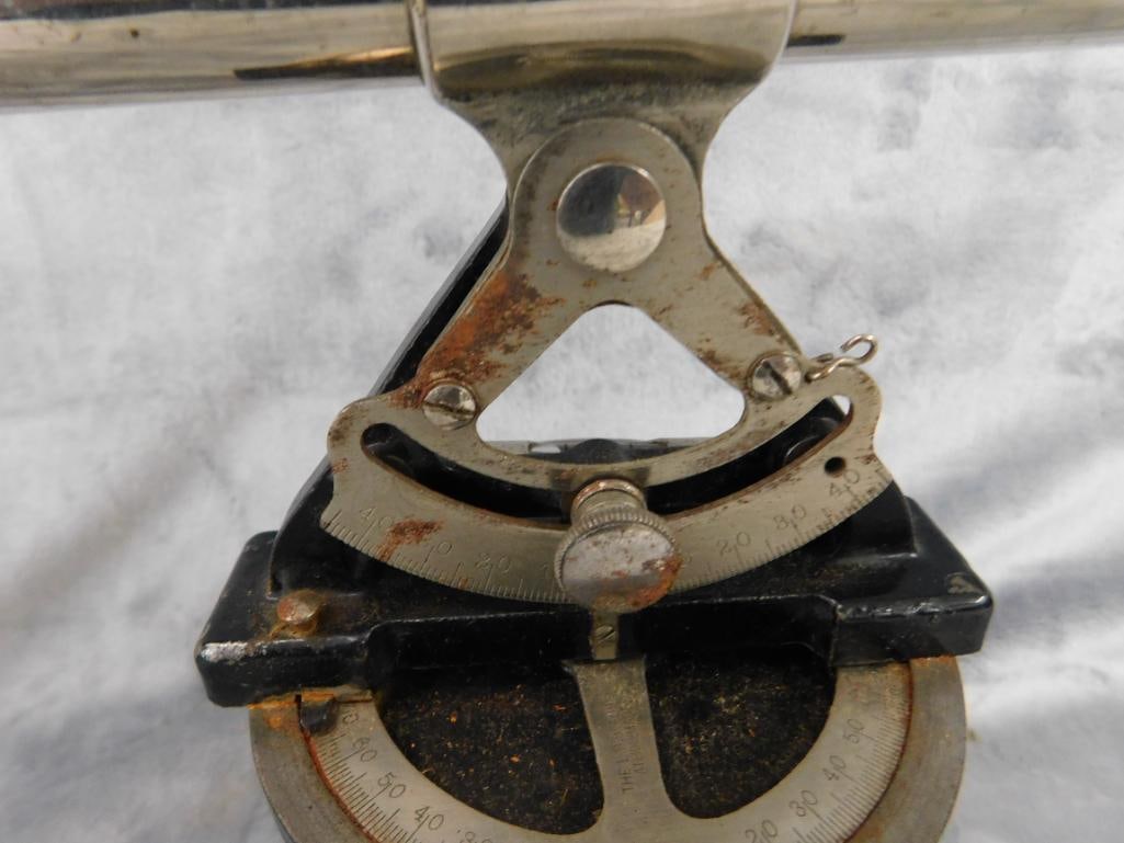 Antique L.S. Starrett Transit / Survey Level - 8.5" x 12.5" x 4" - 2