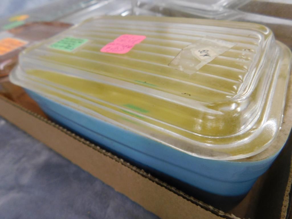 Box Lot of Vintage Refrigerator Dishes - 7
