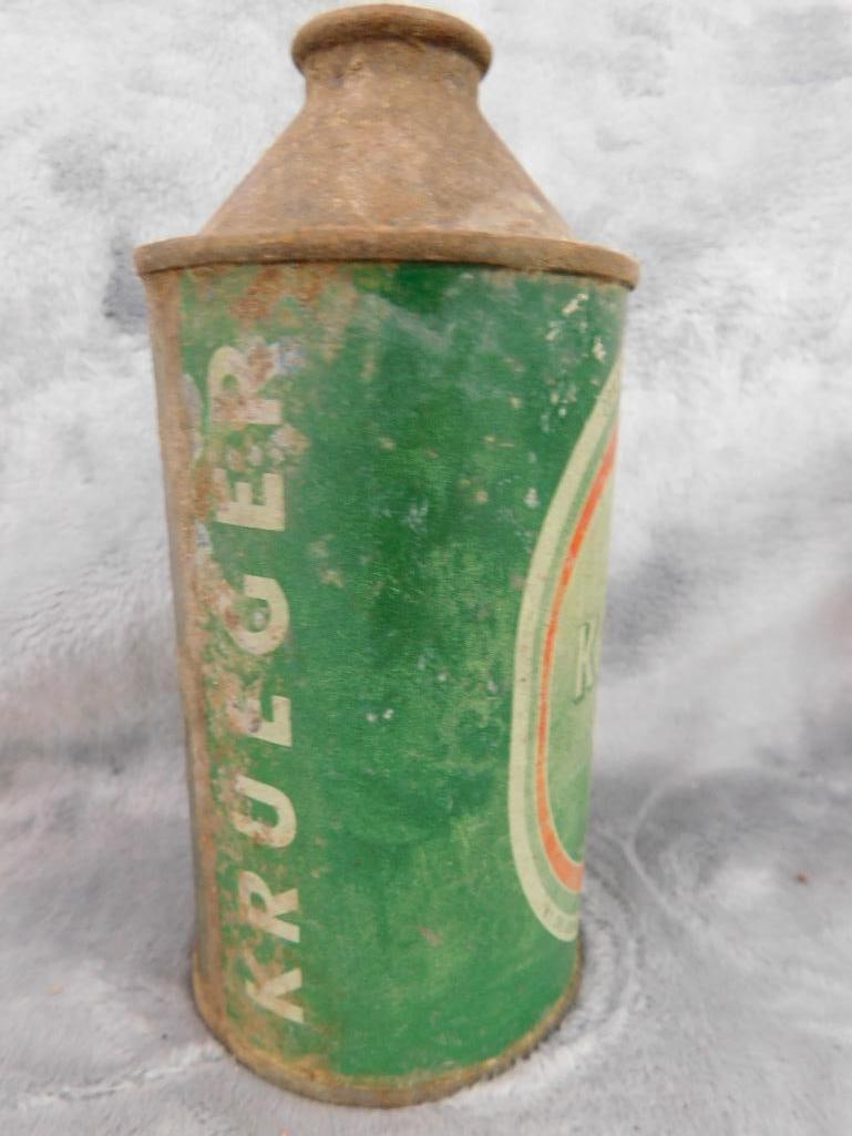 Group of 4 Dome Top Beer Cans - "Eastside" - "Champagne Velvet" - "Krueger" - 13