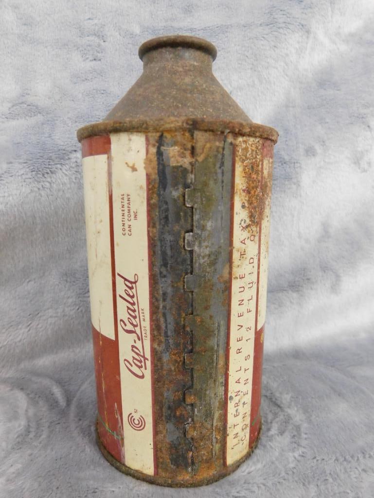 Group of 4 Dome Top Beer Cans - "Eastside" - "Champagne Velvet" - "Krueger" - 19