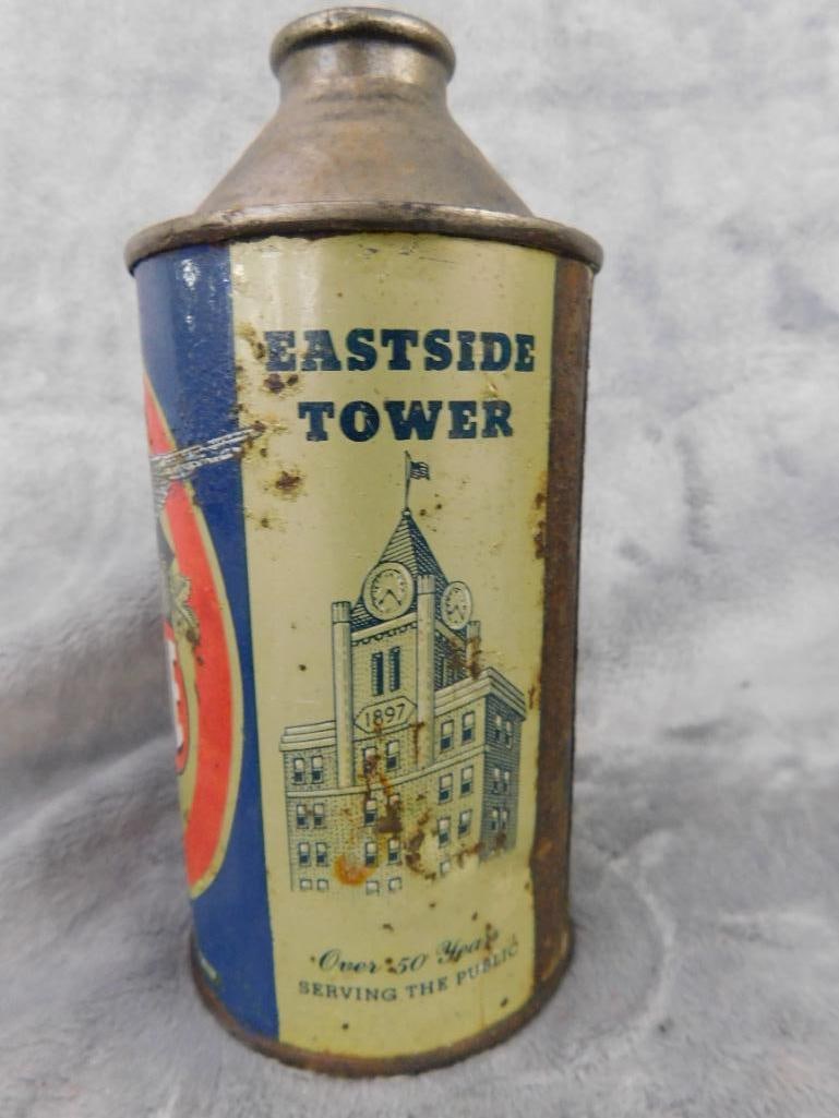Group of 4 Dome Top Beer Cans - "Eastside" - "Champagne Velvet" - "Krueger" - 4
