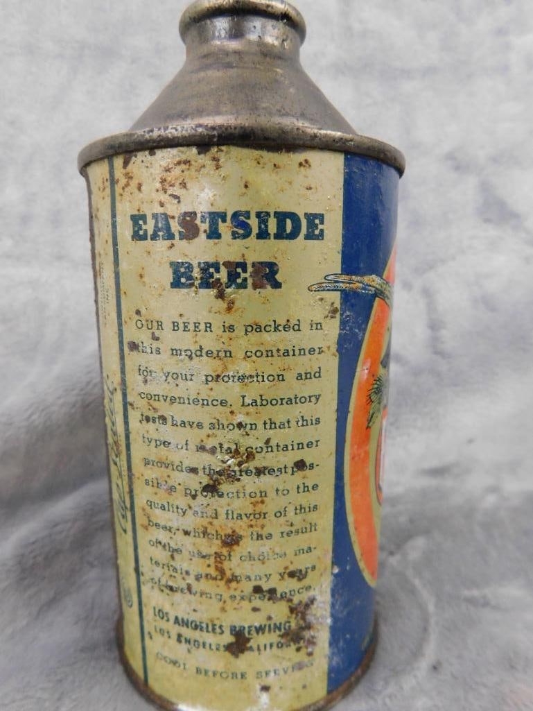 Group of 4 Dome Top Beer Cans - "Eastside" - "Champagne Velvet" - "Krueger" - 5
