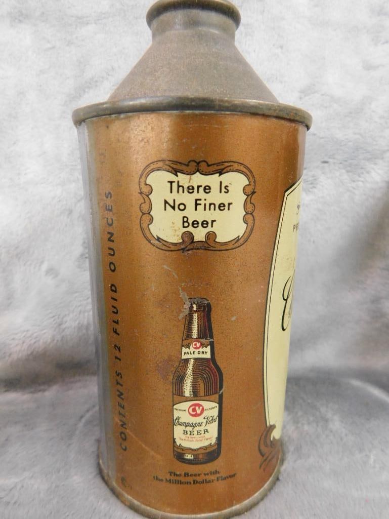Group of 4 Dome Top Beer Cans - "Eastside" - "Champagne Velvet" - "Krueger" - 8