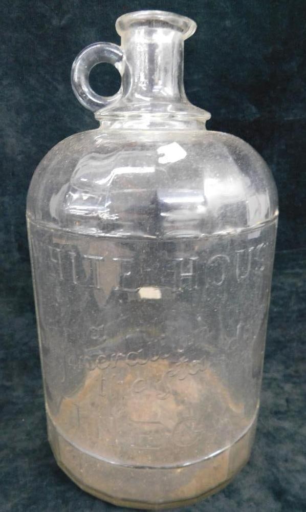 Vintage Embossed White House Vinegar Jug - 1 Gallon: See Photos For Condition and Details