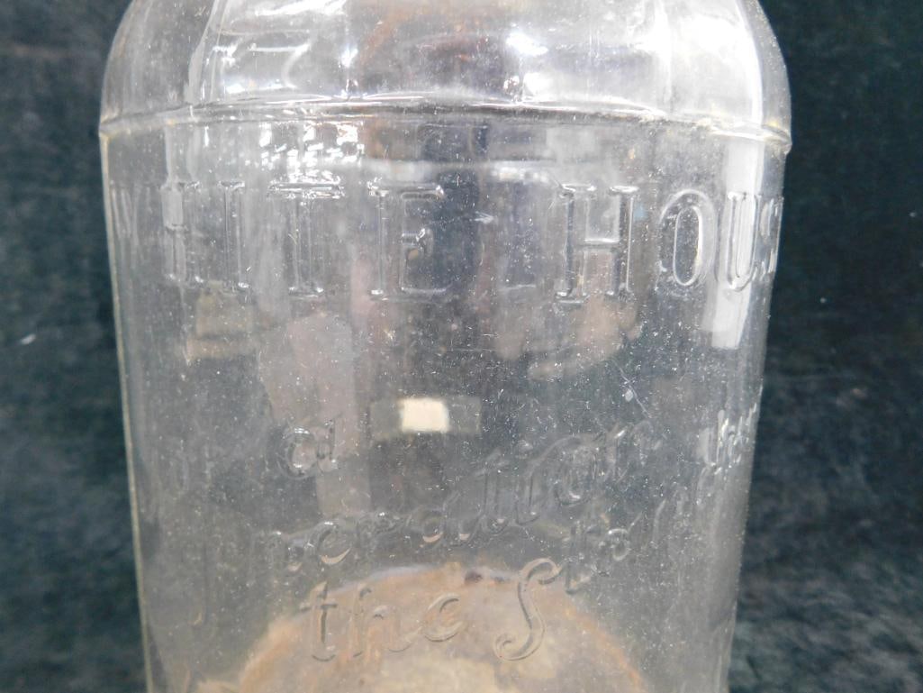 Vintage Embossed White House Vinegar Jug - 1 Gallon - 3