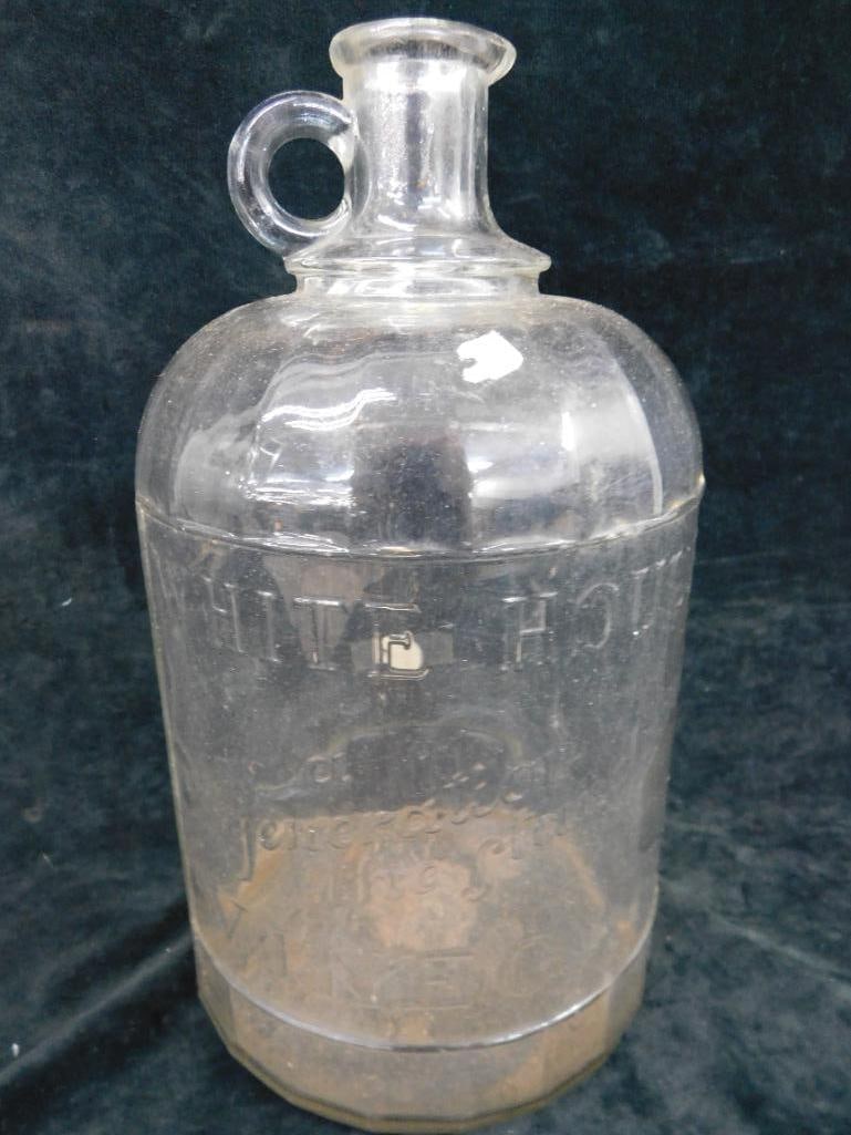 Vintage Embossed White House Vinegar Jug - 1 Gallon - 7