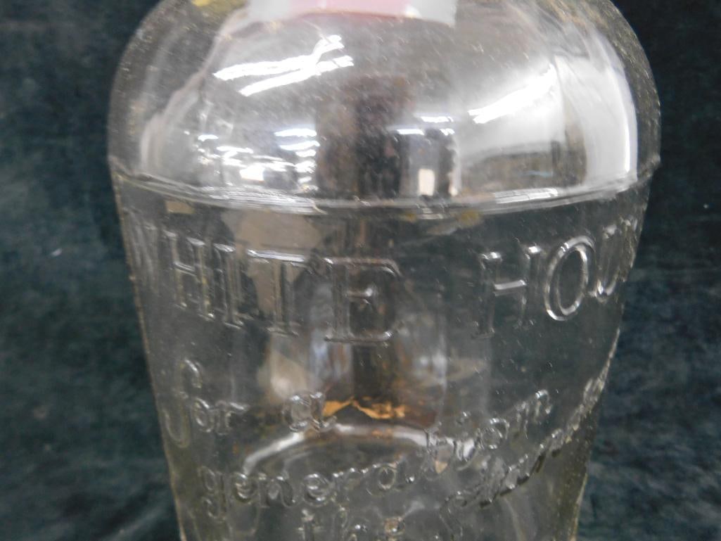 Vintage Embossed White House Vinegar Jug - 1 Gallon - 3