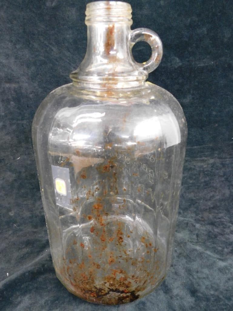Vintage Embossed White House Vinegar Jug - 1 Gallon - 5