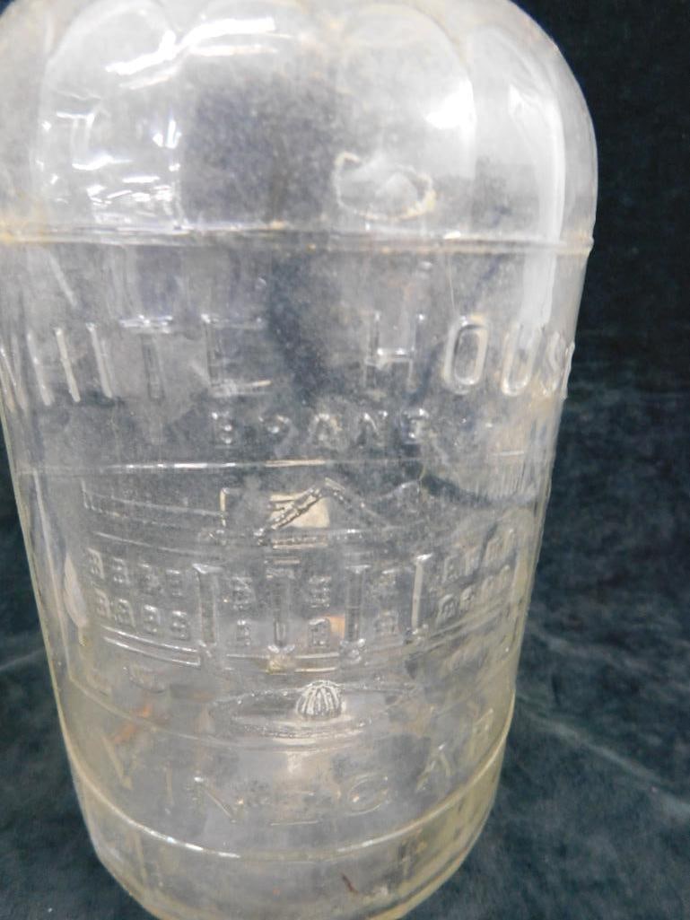 Vintage Embossed White House Vinegar Jug - Half Gallon - 3