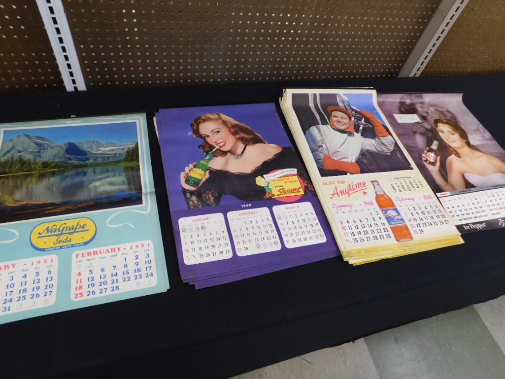 Lot of Over 50 Vintage Advertising Calendars - Ranging From 1947-1960 - 15