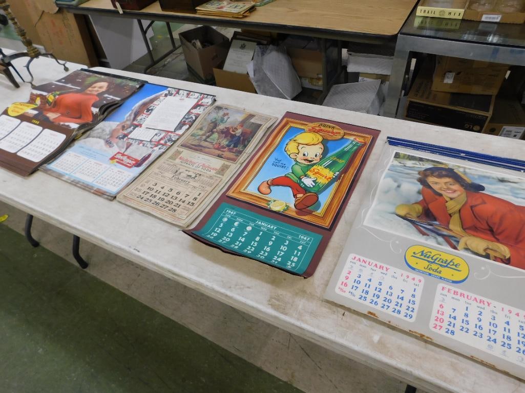 Lot of Over 50 Vintage Advertising Calendars - Ranging From 1947-1960 - 16