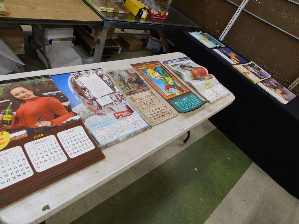 Lot of Over 50 Vintage Advertising Calendars - Ranging From 1947-1960 - 17