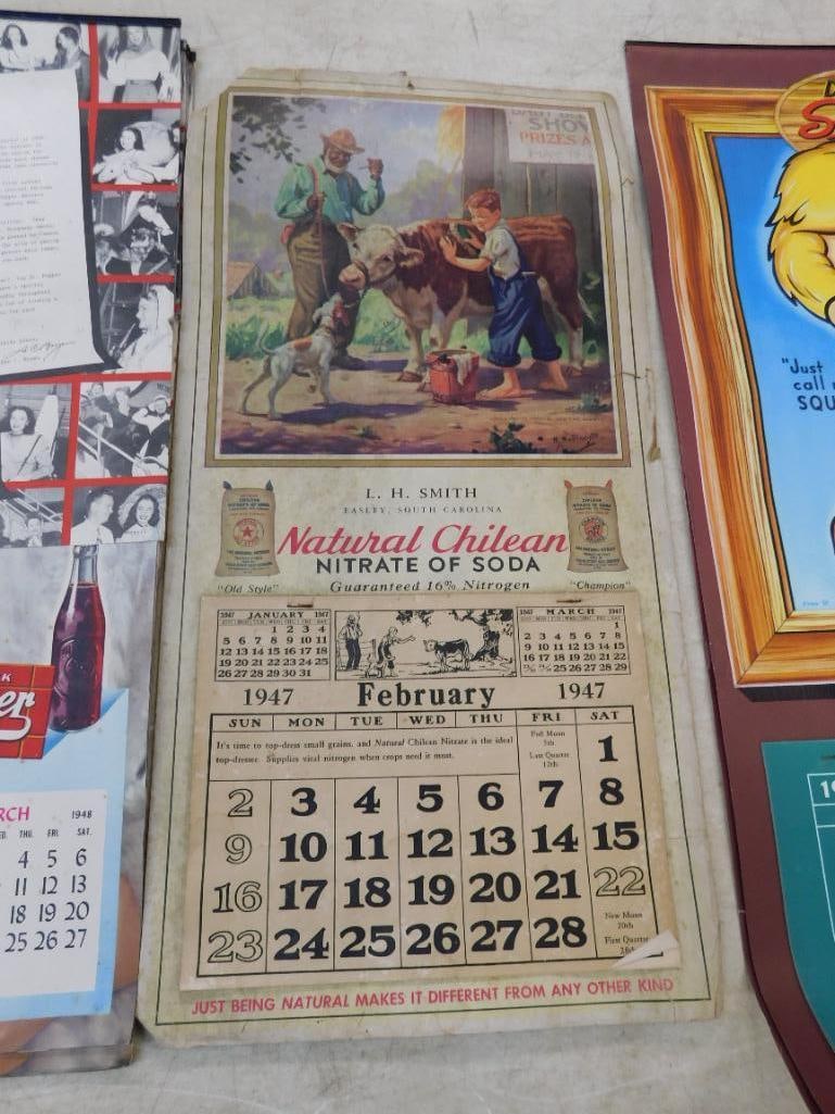 Lot of Over 50 Vintage Advertising Calendars - Ranging From 1947-1960 - 4