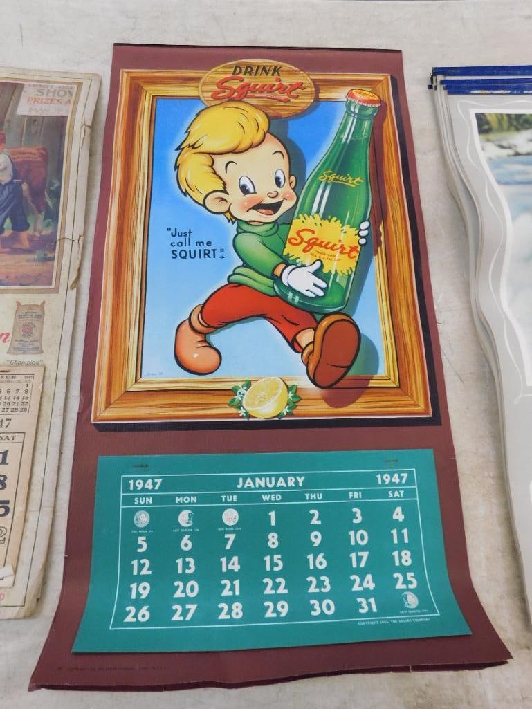 Lot of Over 50 Vintage Advertising Calendars - Ranging From 1947-1960 - 5