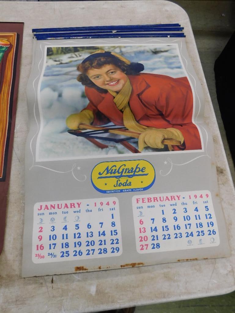 Lot of Over 50 Vintage Advertising Calendars - Ranging From 1947-1960 - 6