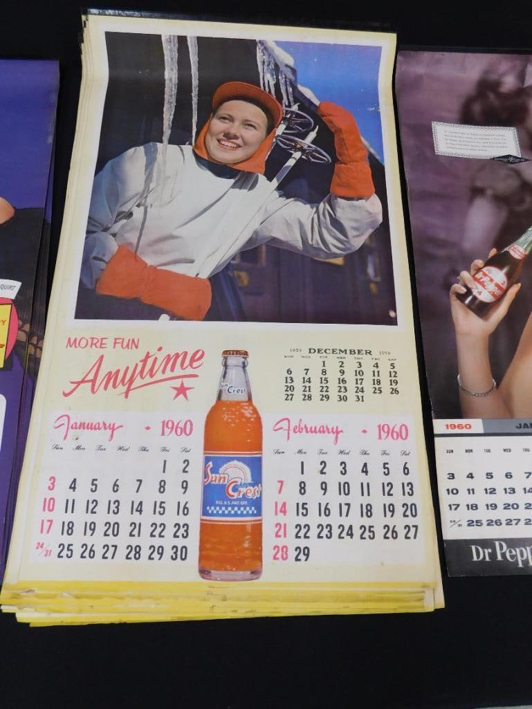 Lot of Over 50 Vintage Advertising Calendars - Ranging From 1947-1960 - 8