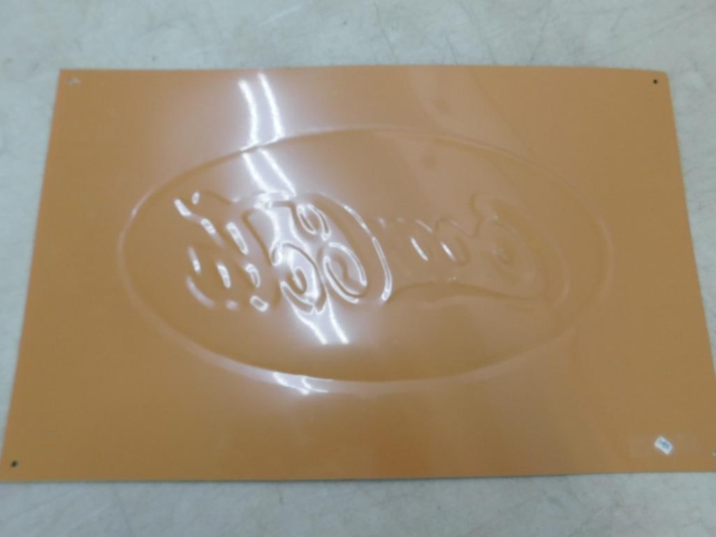 Metal Coca-Cola Advertising Sign - 16.5" x 10.5" - 3
