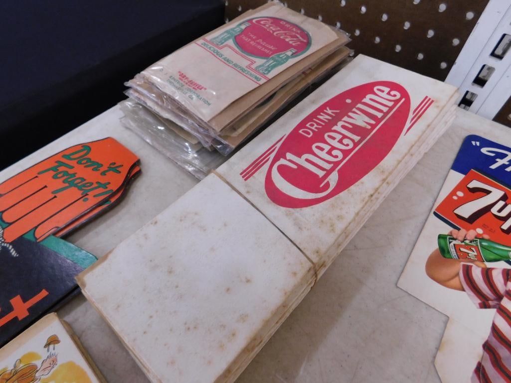 Box Lot Loaded With Beverage Advertising Items - Hats - Bags - 6 Pack Items - 2