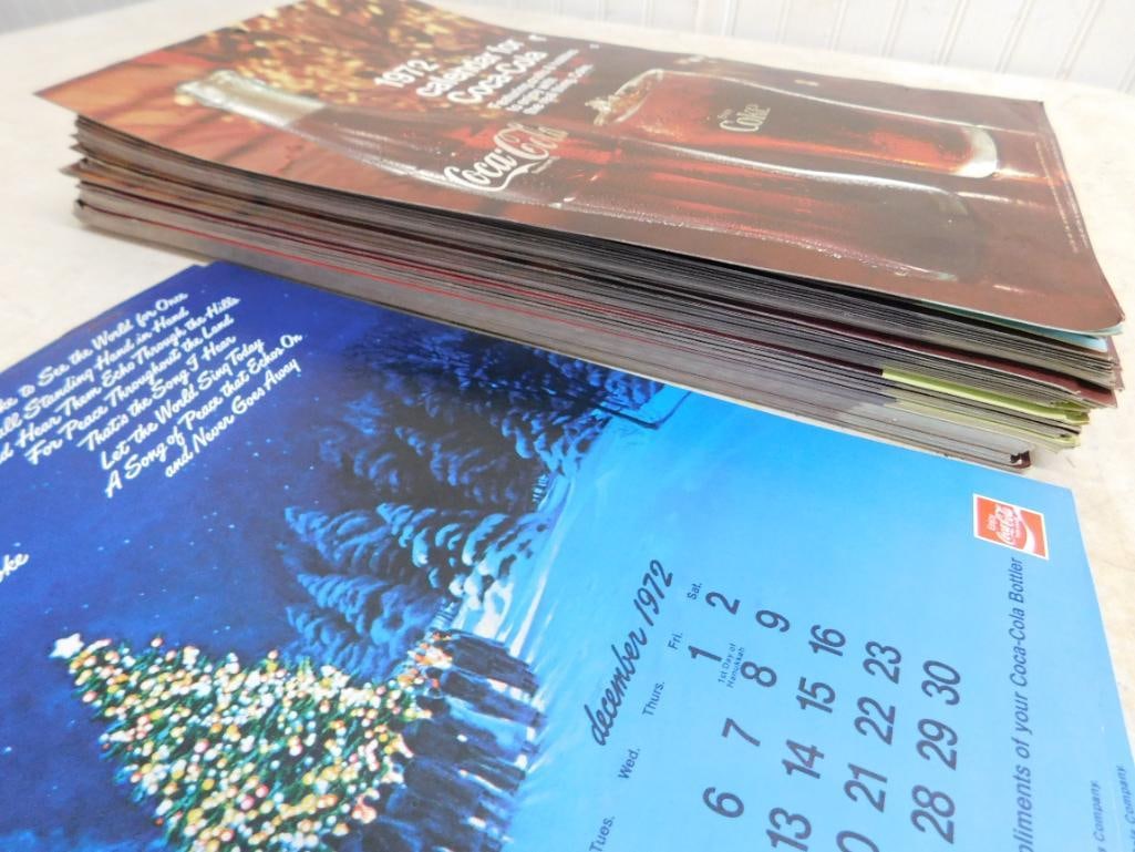 Lot of 1972 Coca-Cola Calendars - 3