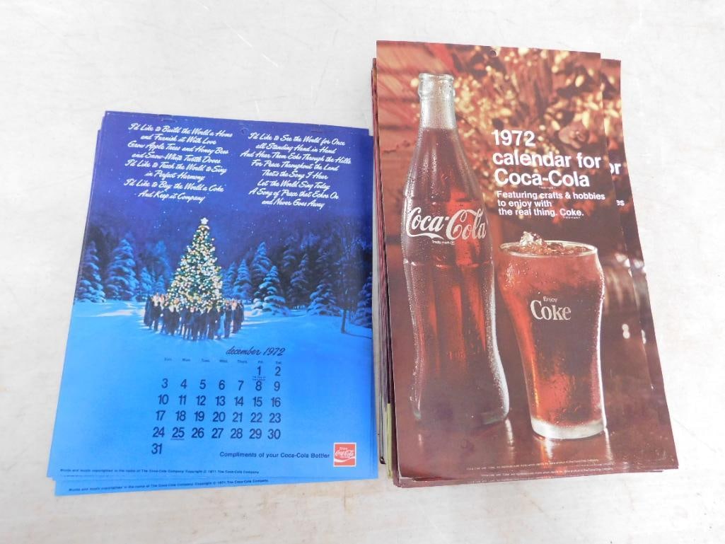 Lot of 1972 Coca-Cola Calendars - 6